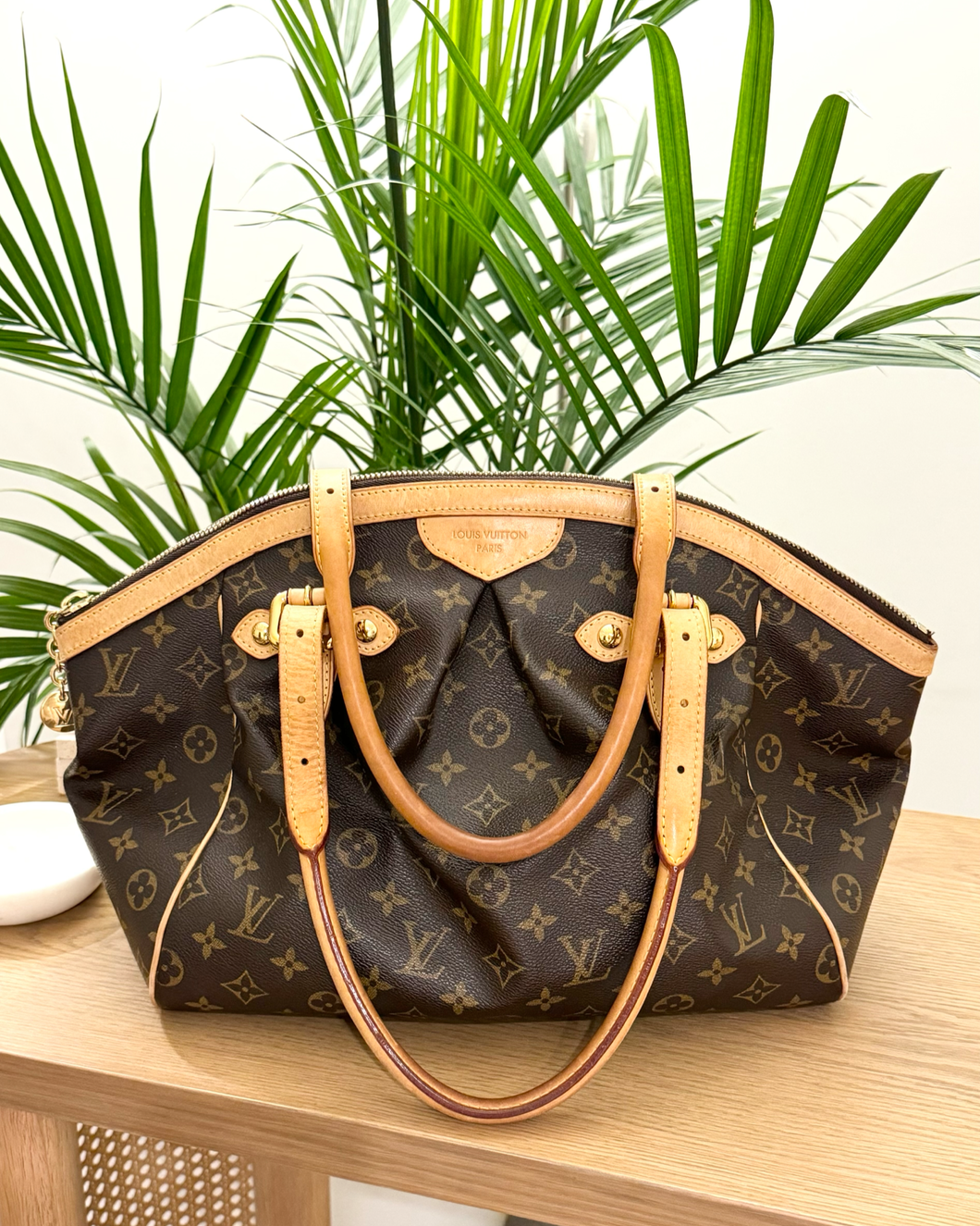 LOUIS VUITTON Monogram Tivoli GM Satchel Bag