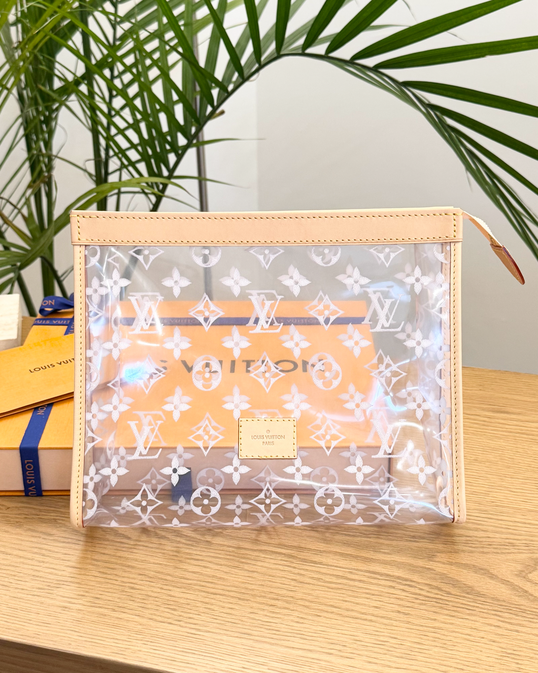 LOUIS VUITTON 2024 Monogram Canvas Translucent Toiletry Pouch 26