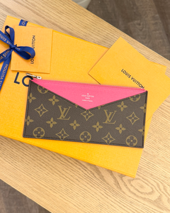 LOUIS VUITTON 2024 Monogram Canvas Zippy Coin Purse in Pondichery Pink