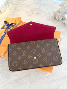 Louis Vuitton 2022 Felicie Pochette Monogram Crossbody Bag