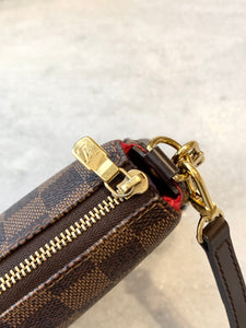 LOUIS VUITTON Damier Ebene Eva Crossbody Bag