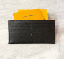 Load image into Gallery viewer, LOUIS VUITTON 2022 Empreinte Leather Credit Card Insert In Black
