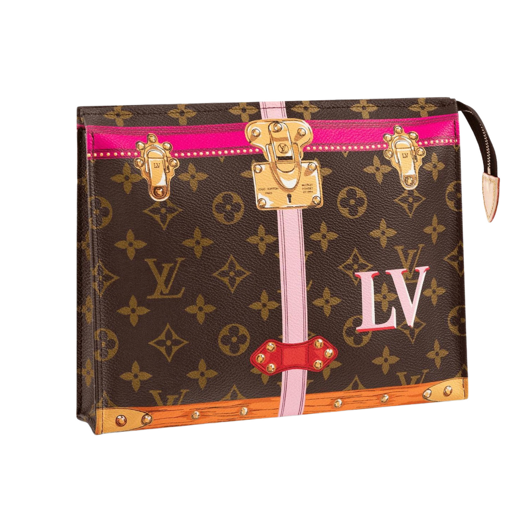 LOUIS VUITTON Monogram LIMITED EDITION Summer Trunks Toiletry Pouch 26 – EL  LUXE