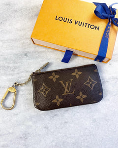 Louis Vuitton Monogram Cles Chain Key Pouch