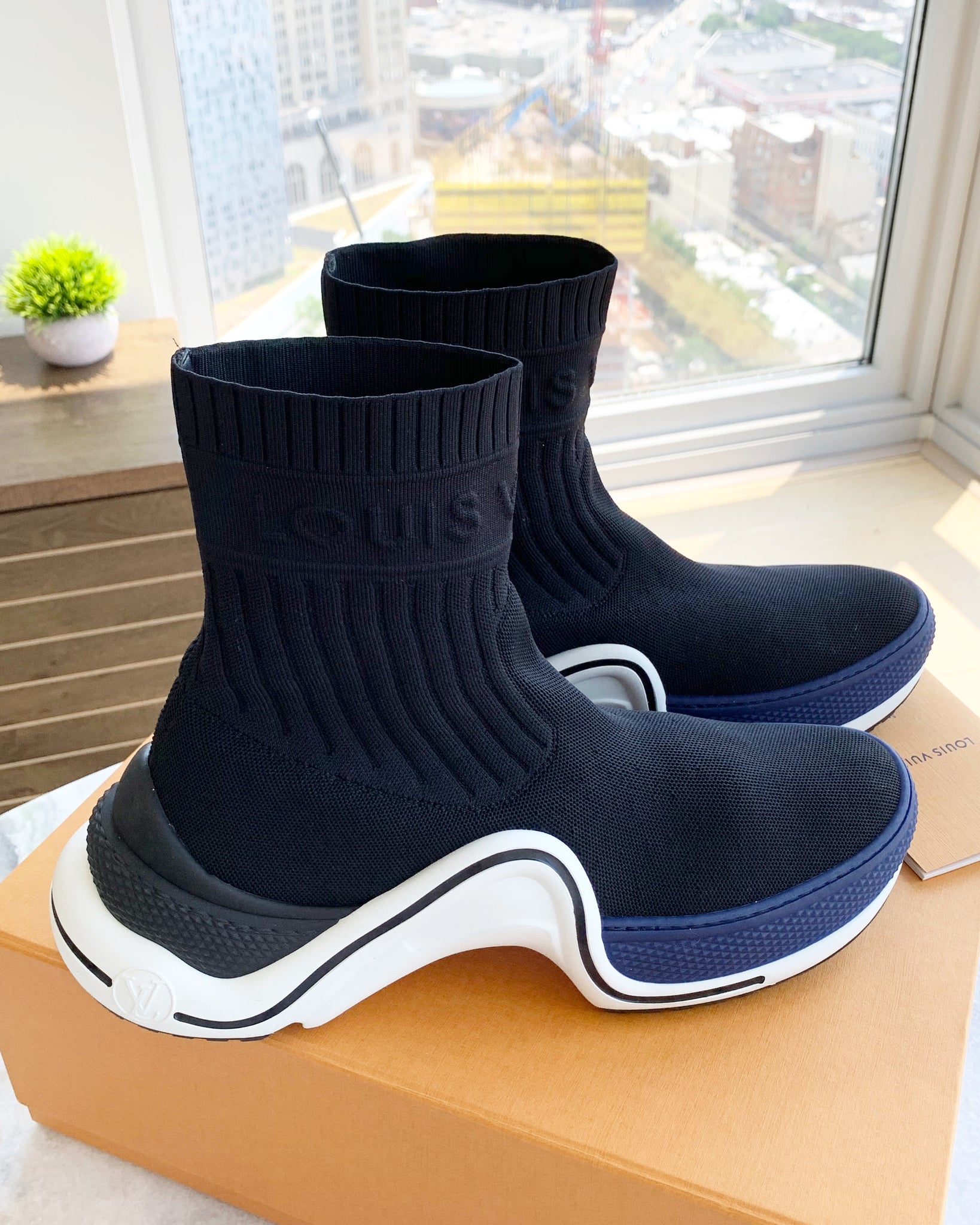 Louis Vuitton, Shoes, Louis Vuitton Thigh High Archlight Boot Sneaker
