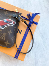 Load image into Gallery viewer, Louis Vuitton World Tour Neverfull MM Monogram Pochette Wristlet Pouch In Red
