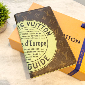 LOUIS VUITTON Monogram Villes D'europe City Guide Notebook Cover