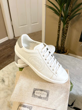 Load image into Gallery viewer, GUCCI Women’s Ace Low Top Leather Sneakers in White (EU) 36.5 (US) 7.5
