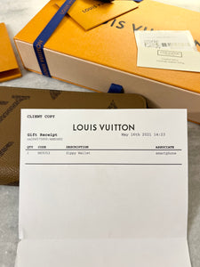 LOUIS VUITTON Giant Monogram Reverse Canvas Zippy Wallet