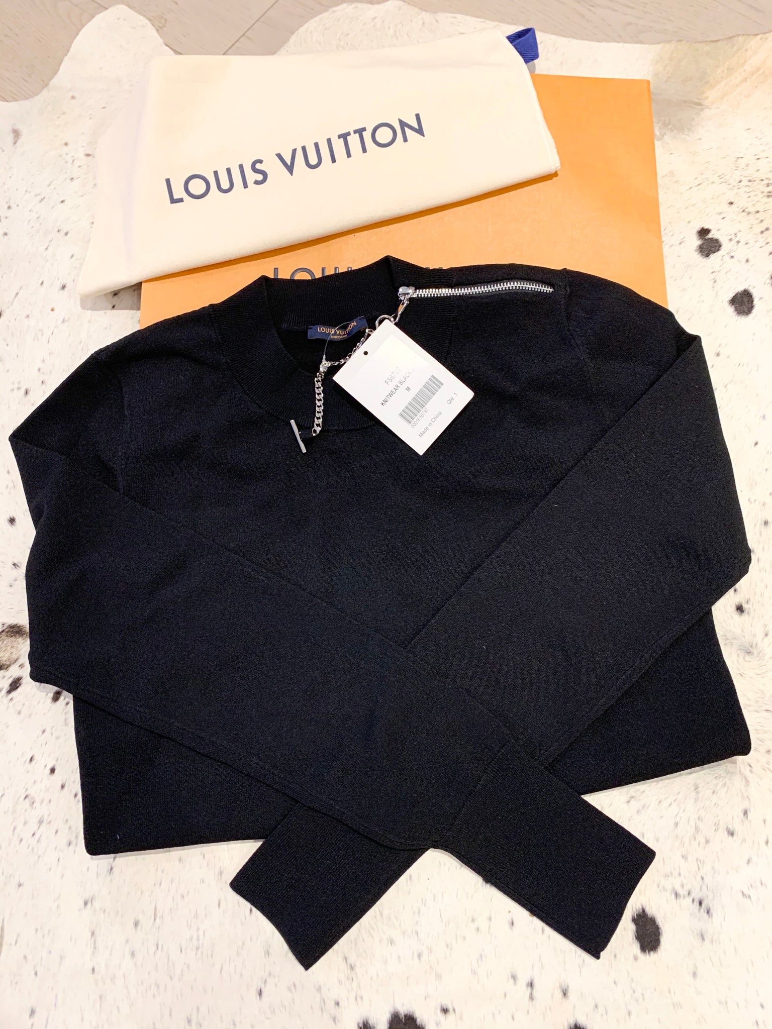 Louis Vuitton 2020/2021 Chain Detail Preppy Uniform Sweater In