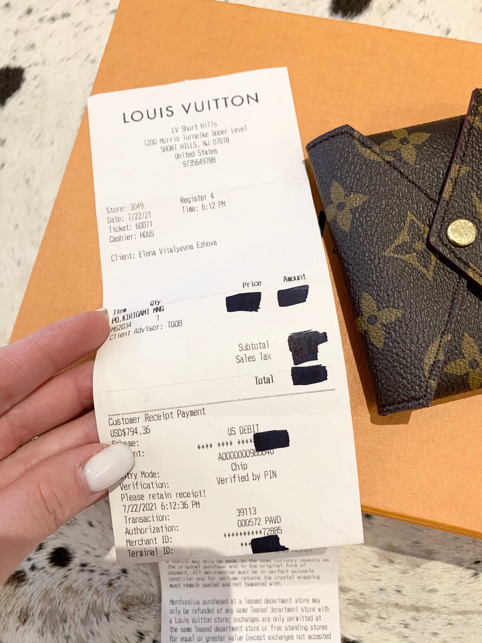 Louis Vuitton Kirigami Small