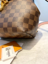 Load image into Gallery viewer, LOUIS VUITTON 2018 Damier Ebene Clapton Backpack In Magnolia
