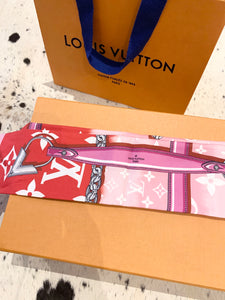 Louis Vuitton Silk Monogram Confidential Bandeau with Box