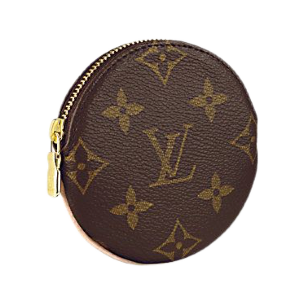 Louis Vuitton Bandouliere Round Coin Purse Monogram Black/Ebony