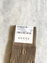 Load image into Gallery viewer, GUCCI Unisex GG Cotton Signature Socks in Beige (S)
