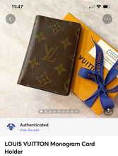 Load image into Gallery viewer, LOUIS VUITTON Monogram Card Holder
