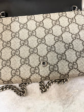 Load image into Gallery viewer, [SOLD] GUCCI Dionysus GG Supreme Wallet-on-a-Chain in Beige/Black
