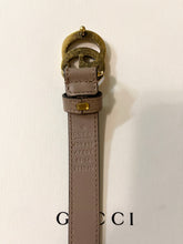 Load image into Gallery viewer, [SOLD] GUCCI GG Leather Belt in Dusty Pink 85-34
