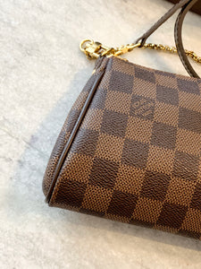 LOUIS VUITTON Damier Ebene Eva Crossbody Bag