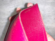 Load image into Gallery viewer, LOUIS VUITTON Calfskin Jeanne Wallet Credit Card Insert In Fuchsia
